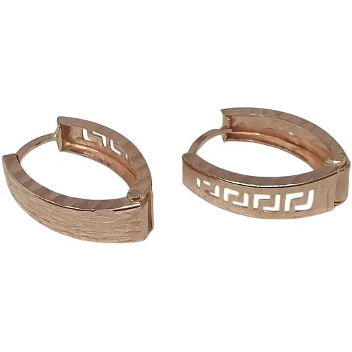 Золотые серьги Favoritum 2 в 1 с алмазной гранью. 2543