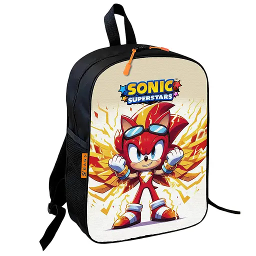 Рюкзак школьный детский 36х27см Супер Соник для мальчика (00752)