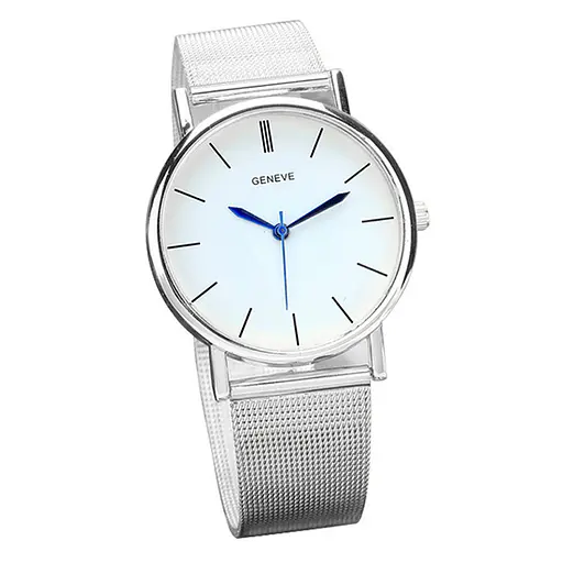 Годинник Geneva Steel Silver УЦЕНКА - фото 10