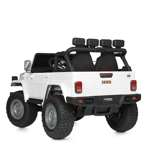 Электромобиль детский Bambi Toyota M 4968EBLR-1 24V с пультом управления Белый - фото 3