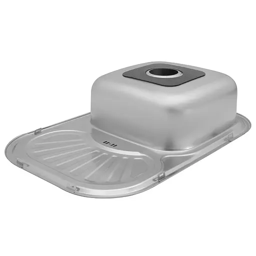 Кухонная мойка Kroner KRP Satin-7549 (0,8 мм) CV022782, Satin - фото 4