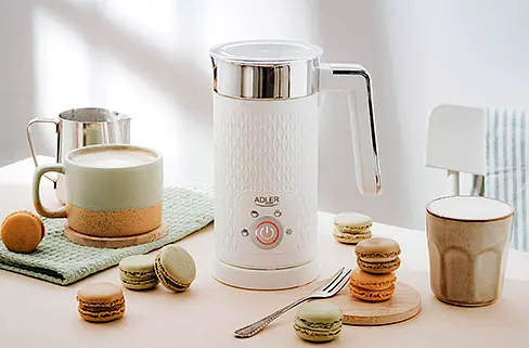 Вспениватель молока Adler AD 4494 white — вспенивание и подогрев (латте и капучино) - фото 8