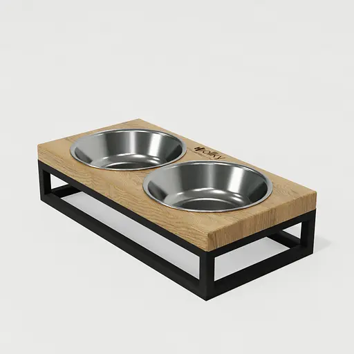 Hollky Base XS — миски на підставці для маленьких собак та котів (2 × 0,25 л) - фото 9