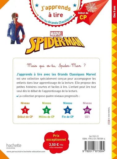 J'apprends a lire avec les grands classiques Disney. Spider-Man (CP 1) - фото 2