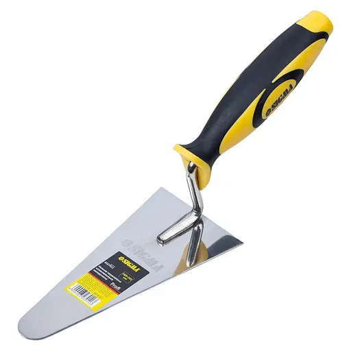 Кельма шпаклевочная Sigma нержавеющая закругленная Profi 160×101 мм 8327011 - фото 1