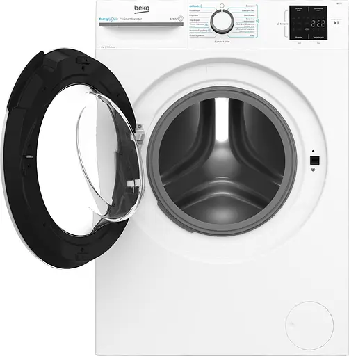 Стиральная машина Beko фронтальная 6 кг 1200 A+++ 45 см дисплей инвертор пара белый - фото 3