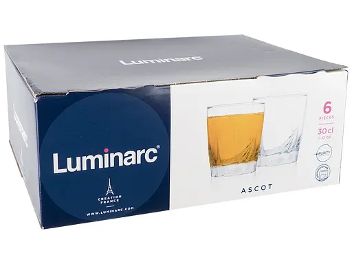 Набір склянок Luminarc Ascot низьких 300 мл х 6 шт (N0757) - фото 3
