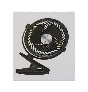 Портативный мини вентилятор YASE YS-2260 настольный прищепка работа от USB Черный - фото 3