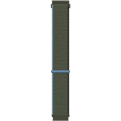 Ремешок DK CDK для Garmin Forerunner 255 / 255 Music 22mm Nylon Sport Loop (012416) (inverness green) - фото 2
