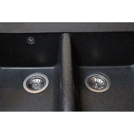Кухонная мойка Romzha Valuri 78-2D Grafit (201) - фото 2