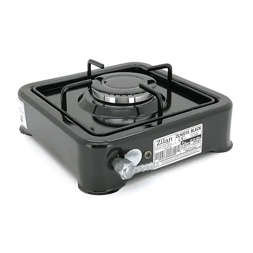 Плита газова Zilan ZLN0018 1 конфорка Black - фото 4