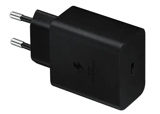 Зарядний пристрій Samsung 45w PD Compact Power Adapter (EP-T4510NBE) без кабелю чорний - фото 1
