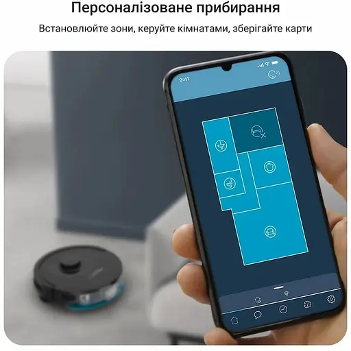 Робот-пилосос Rowenta X-Plorer Serie 85 миючий чорний (RR87C5WH) - фото 7