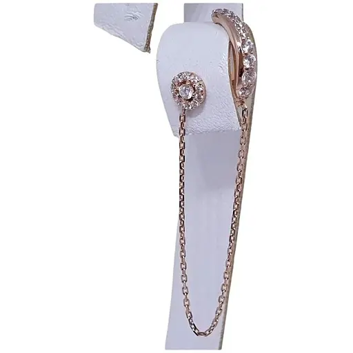 Золота сережка-кафф на хелікс Favoritum. 211251