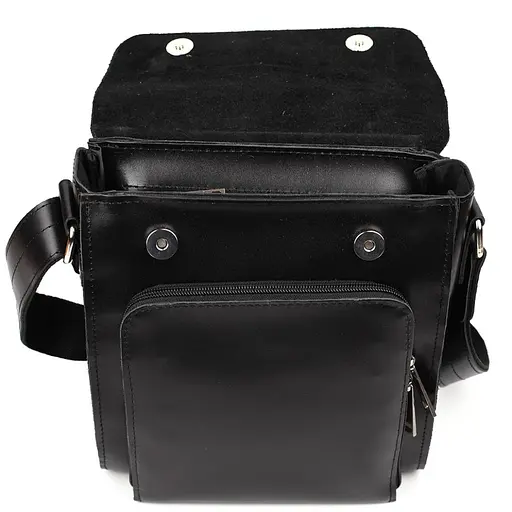 Шкіряна чоловіча сумка через плече TARWA 26х22х6 см nsa0001256 - фото 7