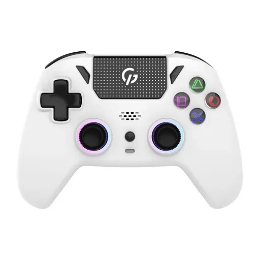 Бездротовий геймпад GamePro GPS20W для ПК, PS3-PS5, Switch, Android та iOS білий