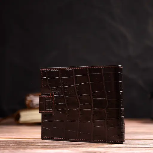 Мужской кожаный кошелек Canpellini 11.5х10х1 см acs0025686 - фото 8