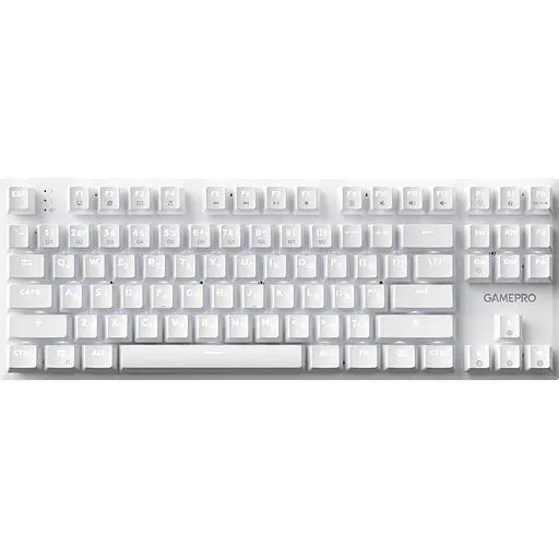 Клавиатура GamePro Genesis Joker MK124W Outemu Red Swithes White [152670] - фото 1