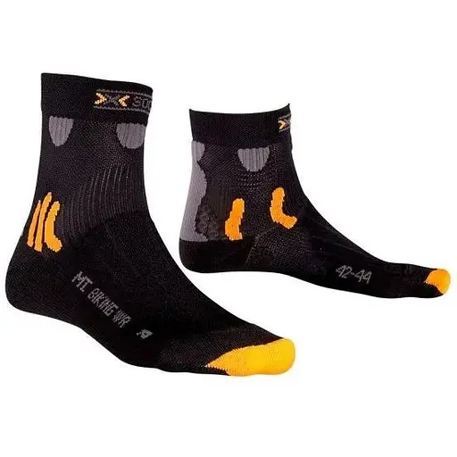 Шкарпетки X-Socks Mountain Biking Water-Repellent 39-41 Чорний/Помаранчевий (1068-X20008 39-41)