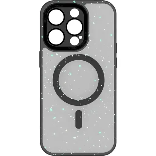 Чехол-накладка DK для Apple iPhone 12 Pro Max MagSafe Composite Matte Splash (black)