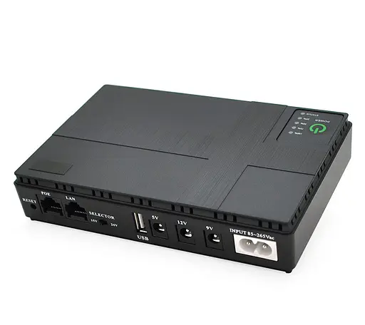 UPS ДБЖ безперебійне живлення для роутера/терміналу ONU POE Voltronic 18W 5V/9V/12V 1A 8800mAh - фото 3