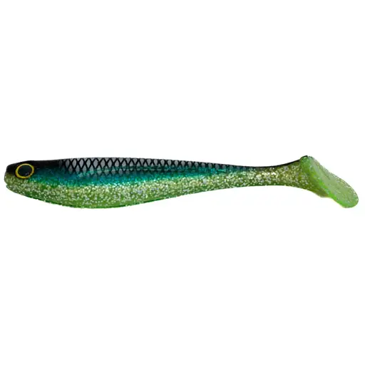 Силикон FishUP Wizzle Shad 8" #352 - Blue Shiner Chart (1 шт/уп)