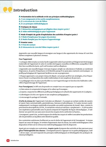 Inspire Lycee. Niveau A2. Guide pedagogique - фото 3