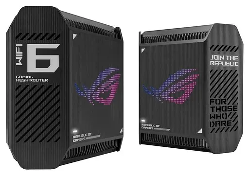 MESH-система ASUS mesh ROG Rapture GT6 AX10000 2Pcs Black 802.11ax (90IG07F0-MU9A20) - фото 2