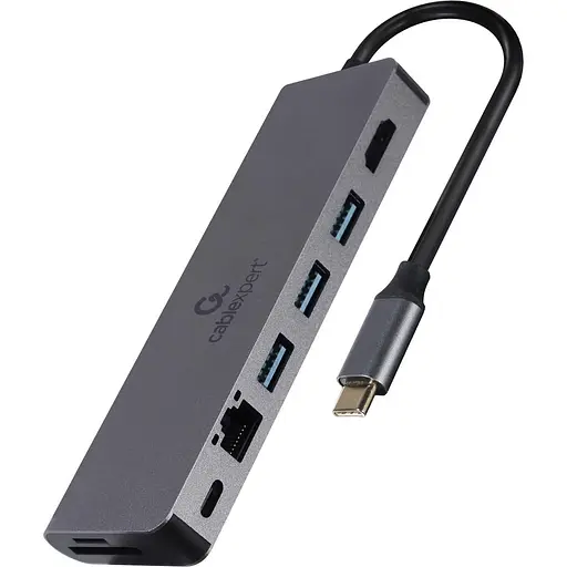 USB-Хаб Cablexpert A-CM-COMBO5-05, USB Type-C 5-в-1 (A-CM-COMBO5-05) - фото 1