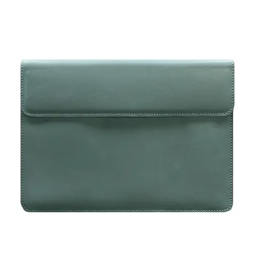 Кожаный чехол-конверт BlankNote на магнитах для MacBook 13 Бирюзовый - фото 5