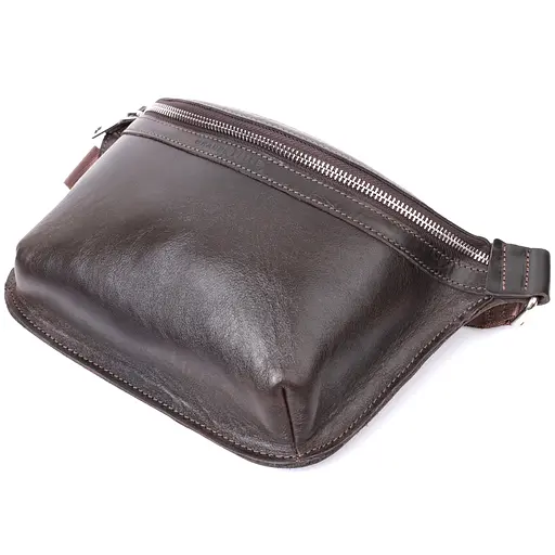 Бананка для мужчин из натуральной кожи GRANDE PELLE 25х15х4,5 см sum0026993 - фото 17