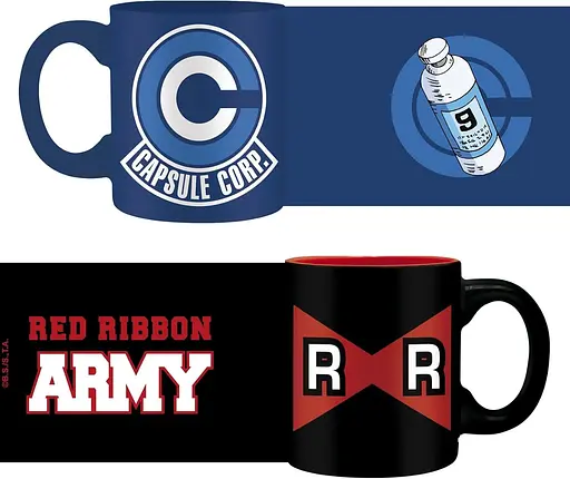 Чашка AbyStyle DRAGON BALL Capsule C VS R Ribbon (набір чашок 110 мл) - фото 2