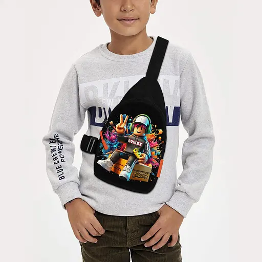 Сумка через плече дитяча Roblox 29х17 см сумка слінг для хлопчика (01981)