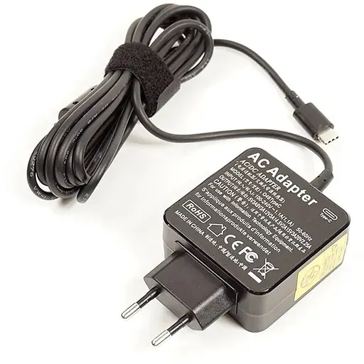 Універсальний блок живлення для ноутбуків PowerPlant 220V, 20V 2.25A 45W Type-C