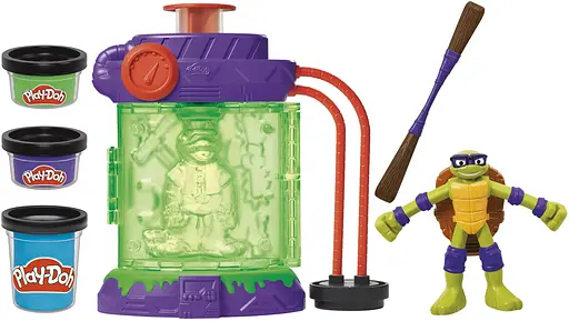 Набор для творчества Hasbro с массой для лепки Черепашки-ниндзя Play-Doh: Мутационная станция (G0557) - фото 4