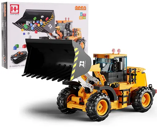 Конструктор дитячий на радіокеруванні Бульдозер 653 елементи Ramiz