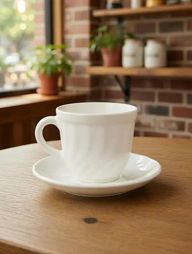 Сервіз чайний Luminarc Feston білий 220 мл 6 персон 12 предметів (P7743) - фото 2