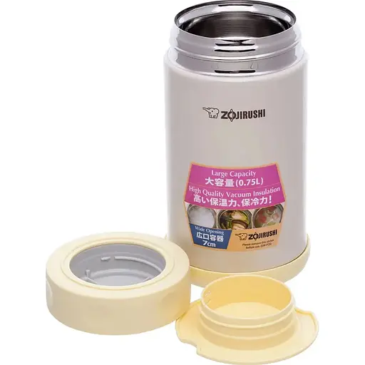 Харчовий термоконтейнер Zojirushi SW-FCE75YP 750 мл Beige [150455] - фото 2