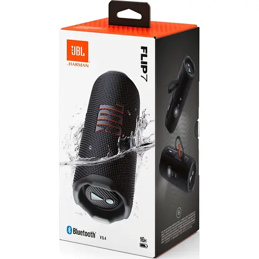 Акустическая система JBL Flip 7 Black (JBLFLIP7BLK) - фото 12