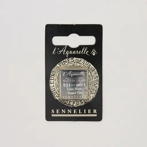 Акварельна фарба Sennelier, полукювета, S1, Нейтральний відтінок (Neutral Tint)