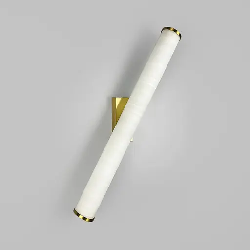 Стильне бра з імітацією каменю у корпусі 60х6х9 см Line F Арт. WSR1-60*600 - фото 2