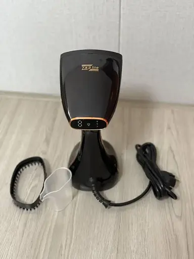 Ручний відпарювач Zepline ZP-210 парова праска для одягу 3000Вт 0.4л Сенсорне керування Чорний - фото 3