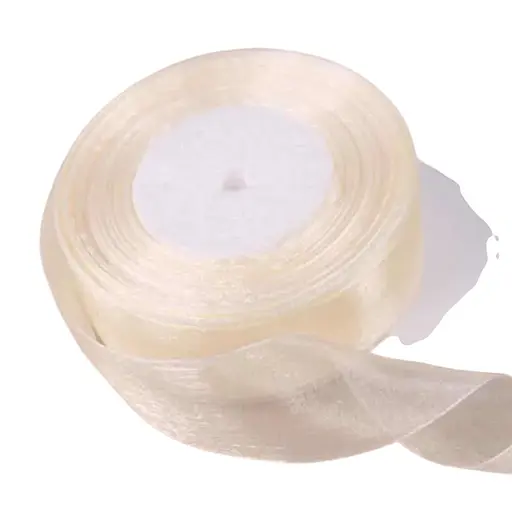 Лента для подарков и цветов 2/50, бежевая