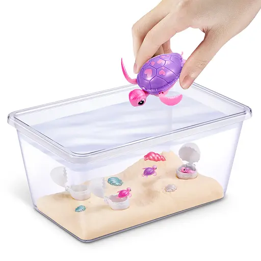 Интерактивный игровой набор Мама черепаха с сюрпризом Pets & Robo Alive 9560 "Mama & Baby Surprise" - фото 9