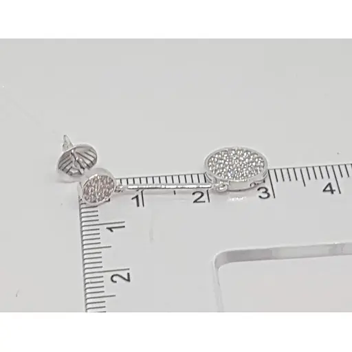 Срібні пуссети Dear з фіанітами. 3366.1 - фото 4