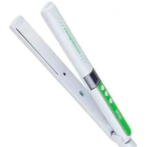 Керамічна праска для волосся DSP-10022 45 Вт Білий з Салатовим - фото 1