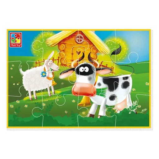 Мягкие пазлы Ферма VT1103-97, 12 элементов