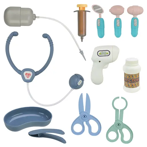 Набор доктора 927, звук, медицинская стойкас оборудованием, капельница, инструменты, стетоскоп, в коробке (6982125400375) Розовый - фото 2