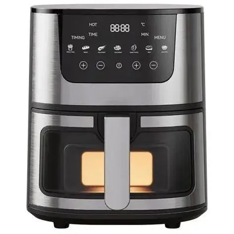 Аерофритюрниця безмасляна Rainberg RB-2268 на 8л сенсорне керування електрична 4200 Вт - фото 1