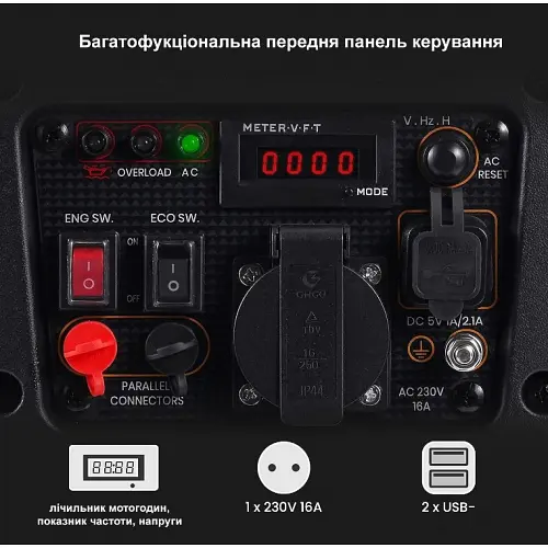 Генератор MaxPeedingRods MXR1500 (1 кВт) - фото 8